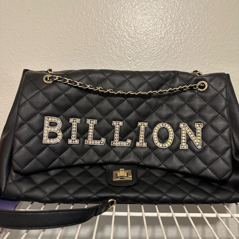 Giant “Billion” Bling Purse/Carry-On